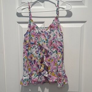 Floral Spaghetti Strap Top